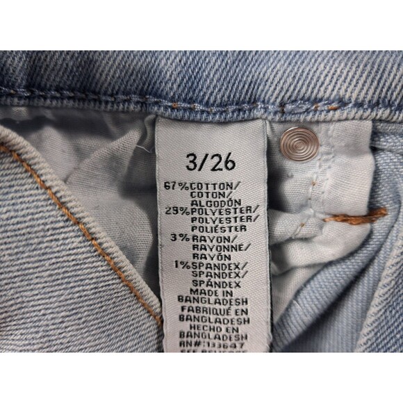 RE Generation Skinny Jeans Womens Hydro High Rise StretchSize 3/26 washed blue - Picture 5 of 16